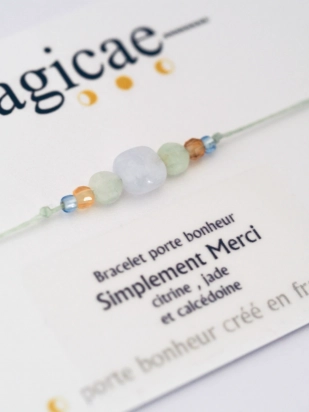Bracelet porte bonheur simplement merci Magicae