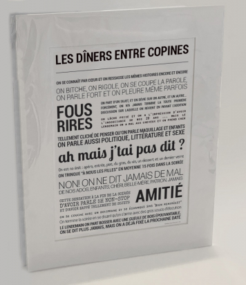 Affiche 'Les dîners entre copines' TOUT EST DIT