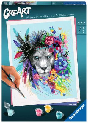 Peinture par numéros CreArt Lion Ravensburger