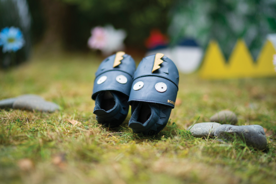 Chaussons en cuir soft soles Gruff Bobux