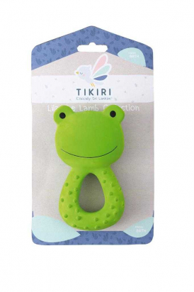 Anneau de dentition caoutchouc naturel grenouille Tikiri