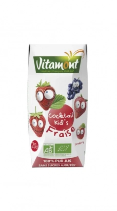 Jus de fraise BIO 20CL - Vitamont