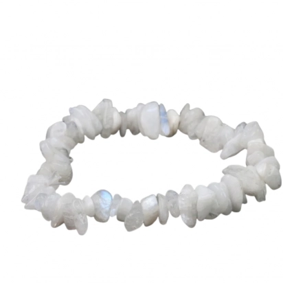 Bracelet Baroque Pierre de Lune Blanche