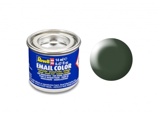 Peinture Vert foncé satiné 14 ml Revell