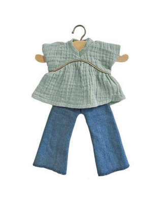 Ensemble Daisy mint pour poupée Las Amigas 32 cm Minikane Paola Reina