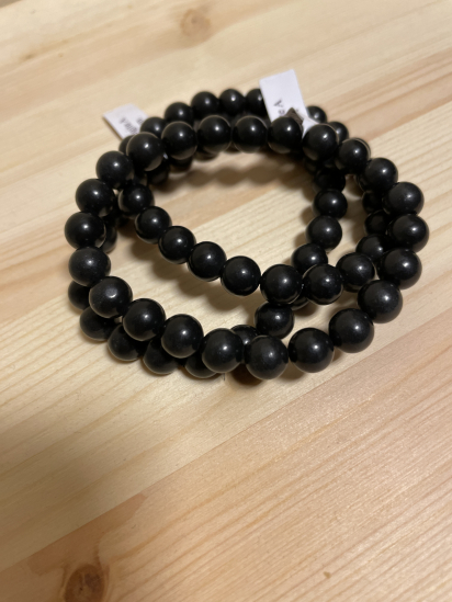 Bracelet boule 08mm Shungite A
