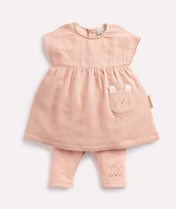 Robe blouse rose Tatiana - Il était une fois - Moulin roty 