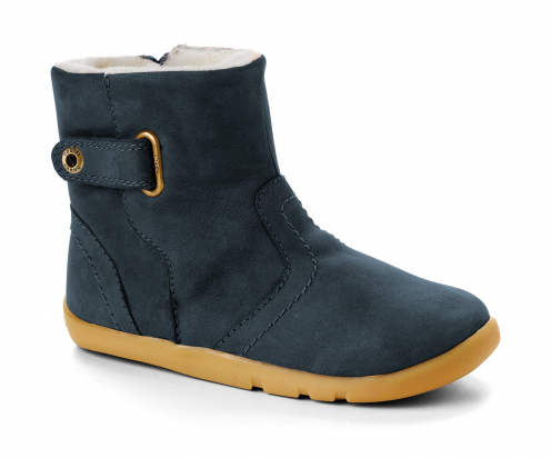 Bobux I-Walk: Blizzard boot navy - Fourrées
