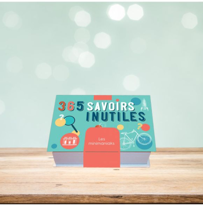 Minimaniak 365 savoirs inutiles – mini calendrier culture générale – Éditions 365