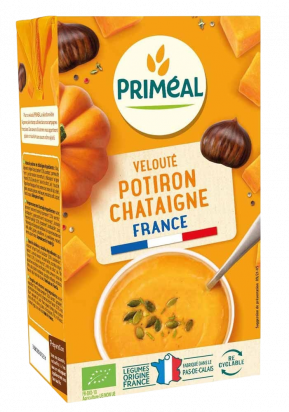 Velouté potiron & châtaigne bio 1 L PRIMEAL