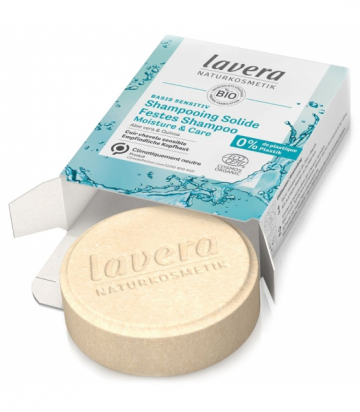 Shampooing solide hydratation & soin BIO - 50g - Lavera