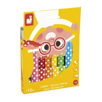 Feutres Jumbo x8 Janod