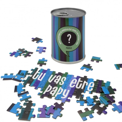Puzzle à messages "Tu vas être Papy"