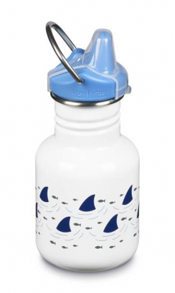 Gourde en inox 355 ml Sippy Cap Sharks blue Klean Kanteen