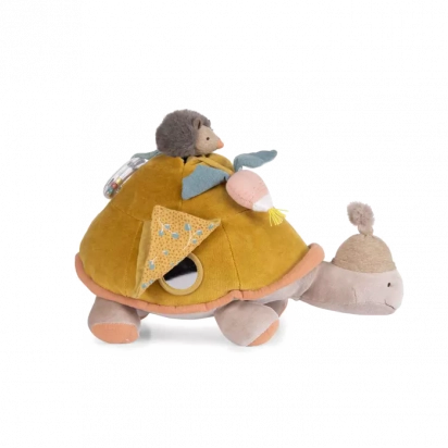 Tortue géante d'activités Trois petits lapins Moulin roty