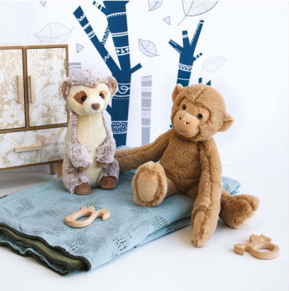 Peluche Suricate Beige - 25 cm  Histoire d'ours