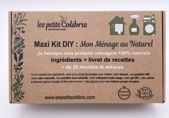 MAXI KIT DIY Produits ménagers Les petits colibris