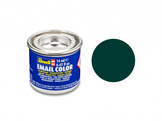 Peinture Noir vert Mat 14 ml Revell