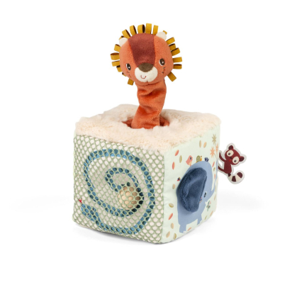 Cube d’activités sonore Jack le lion – 5 activités et 7 sons – Lilliputiens
