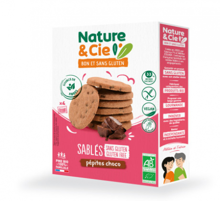 Sablés pépites choco bio 1350 g Nature & Cie