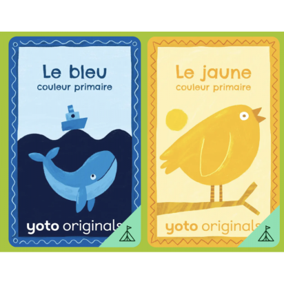 Les couleurs sont un jeu carte pour Yoto
