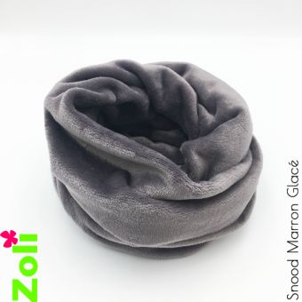 Snood tout doux adulte MARRON GLACE Zoli
