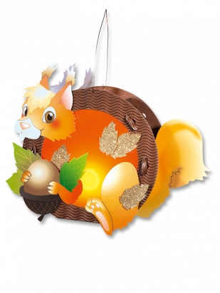 Set créatif lanterne écureuil Folia