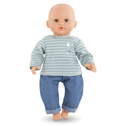Pantalon et Marinière Bords de Loire pour poupon 30 cm Corolle