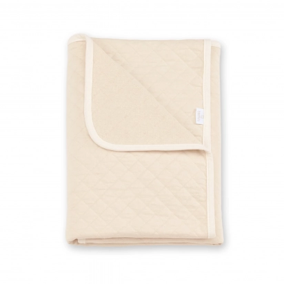 Couverture 75x100cm Cream PADY QUILTED JERSEY tog 1.5 Bemini