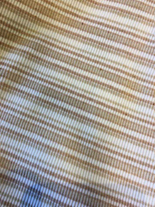 Body sans manches GOTS - ligné écru - Iobio