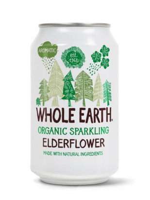 Jus Fleur de sureau pétillant 33cl Whole earth