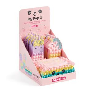 Trousse Pop it Licorne rose Apli