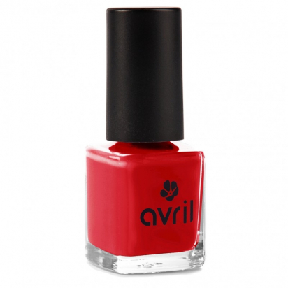Vernis à ongles rouge Vermillon N° 33 - Avril cosmétique