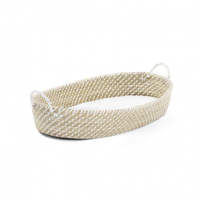 Panier couffin matelas à langer en osier Childhome