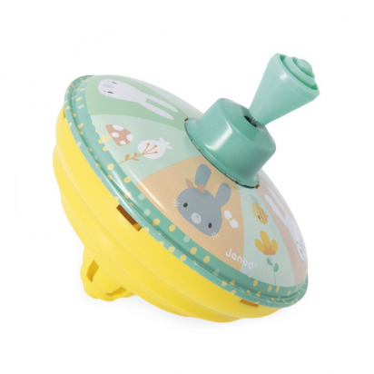 Toupie métal Lapins Janod