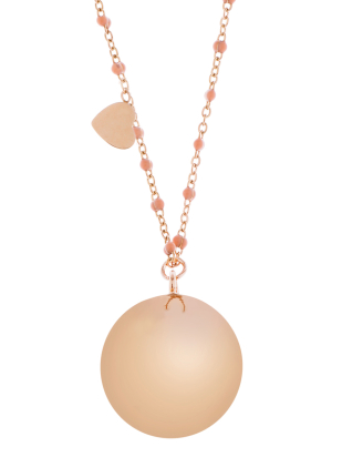 Collier Bola de grossesse Fin rose Gold Proud Mama