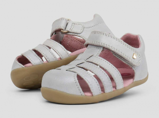 Bobux - Step Up - silver shimmer