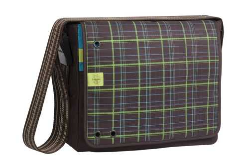 Sac Besace - Check choco - Lässig