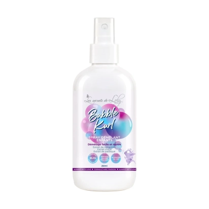 Spray démêlant enfants - BUBBLE KURL 250ml - les secrets de loly