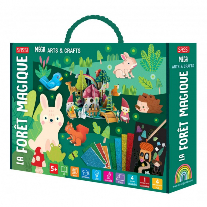 La forêt magique - Mega box Arts & Crafts Sassi
