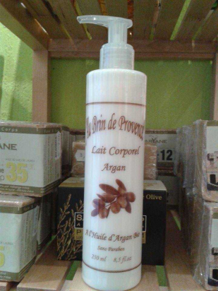 Lait corporel à l'argan Bio - Au brin de Provence
