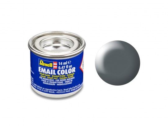 Peinture Gris foncé satiné 14 ml Revell