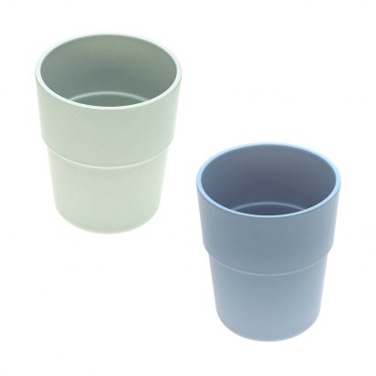 Gobelets en Bambou 2p. - menthe et myrtille - Lassig