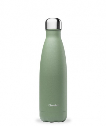 Bouteille Isotherme - 500ml - Granite Kaki - Qwetch