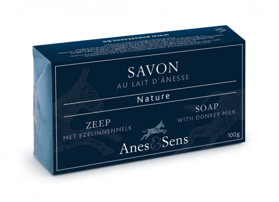 Savon au Lait d'Ânesse nature 100g Anes&Sens