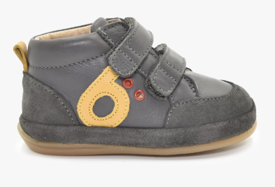 Chaussures logo Premiers pas Anthracite Jaune pointure 20 Benjie