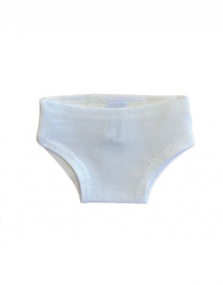 Culotte blanche en coton pour poupée 34cm Minikane Paola Reina