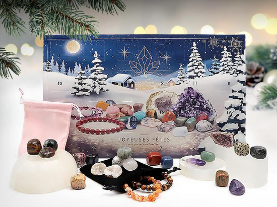 Calendrier de l'avent Mes pierres naturelles