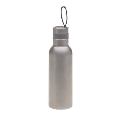 Gourde à double paroi en acier inoxydable 500 ml - BOLD Inox Argent Lassig