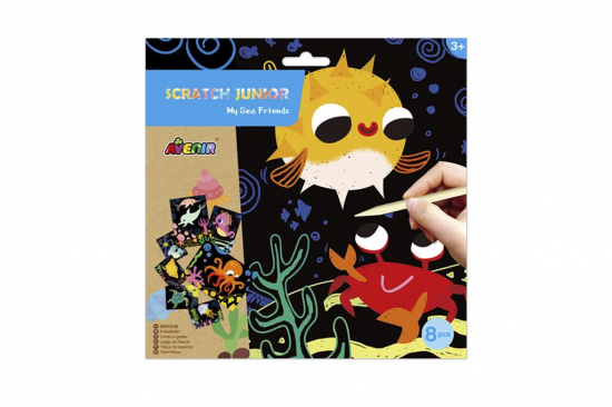 Dessins à gratter Amis de la mer Avenir